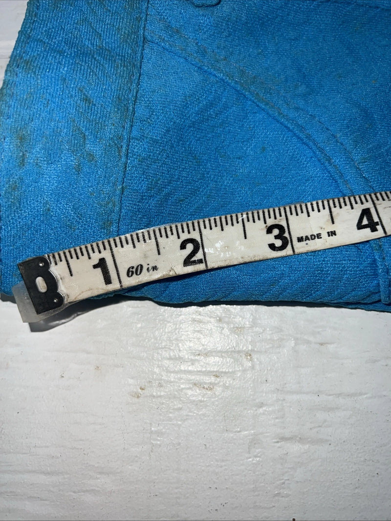New Vintage Tem Tex Blue Polyester Pants #5450087 NN-149