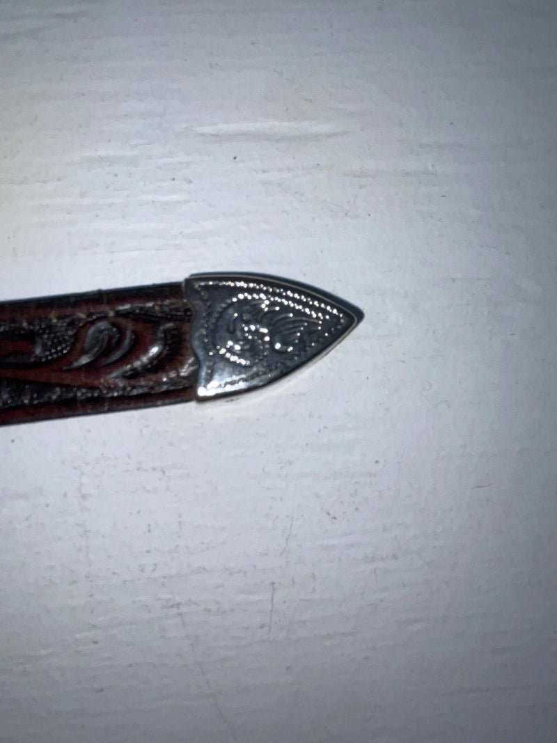New Brown Genuine Leather Acme Tooled 28” Belt #5022 JJ-163