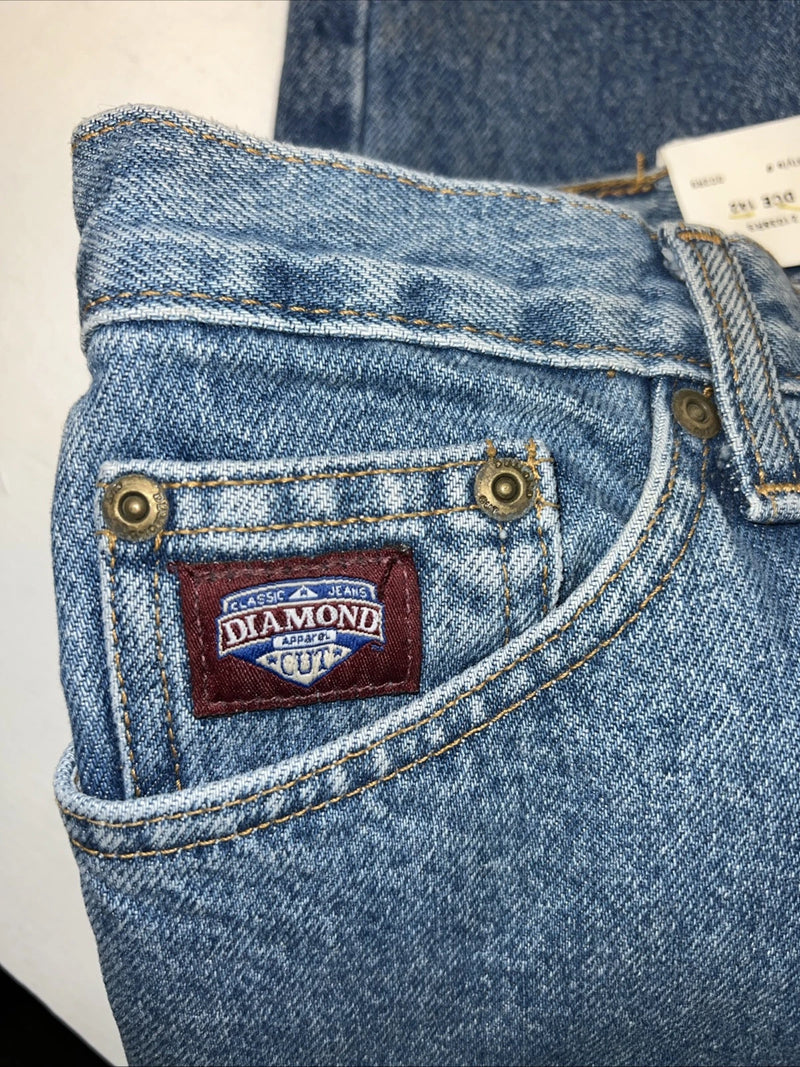 New Women’s Regular Diamond Cut Denim Jeans. 10x36 I-15