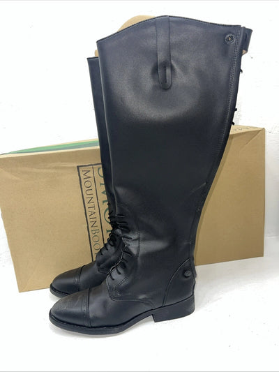New Women’s Black Smoky Mountain English Boots. 6044 9.5 9 1/2 W. 12-53