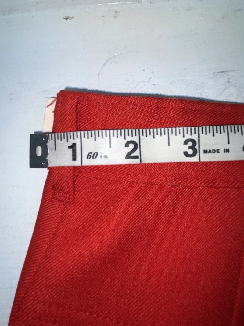 New Vintage Red Dickson Jenkins Polyester Pants #5501 3A-32