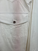 New Women’s Cumberland White Gem Long Sleeve Pearl Snap 3XL GG-89