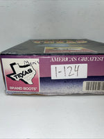 New Men’s Cherry Black Texas Brand Cowboy Boots. 6853 8 D. 1-124