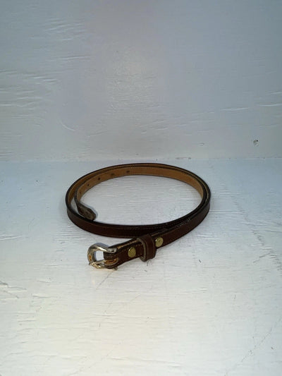 New Brown Genuine Leather Circle Y 32” Belt #9370S JJ-56
