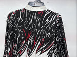 New Women’s Cowboy Threads Designed Long Sleeve Button Up Large TT-9