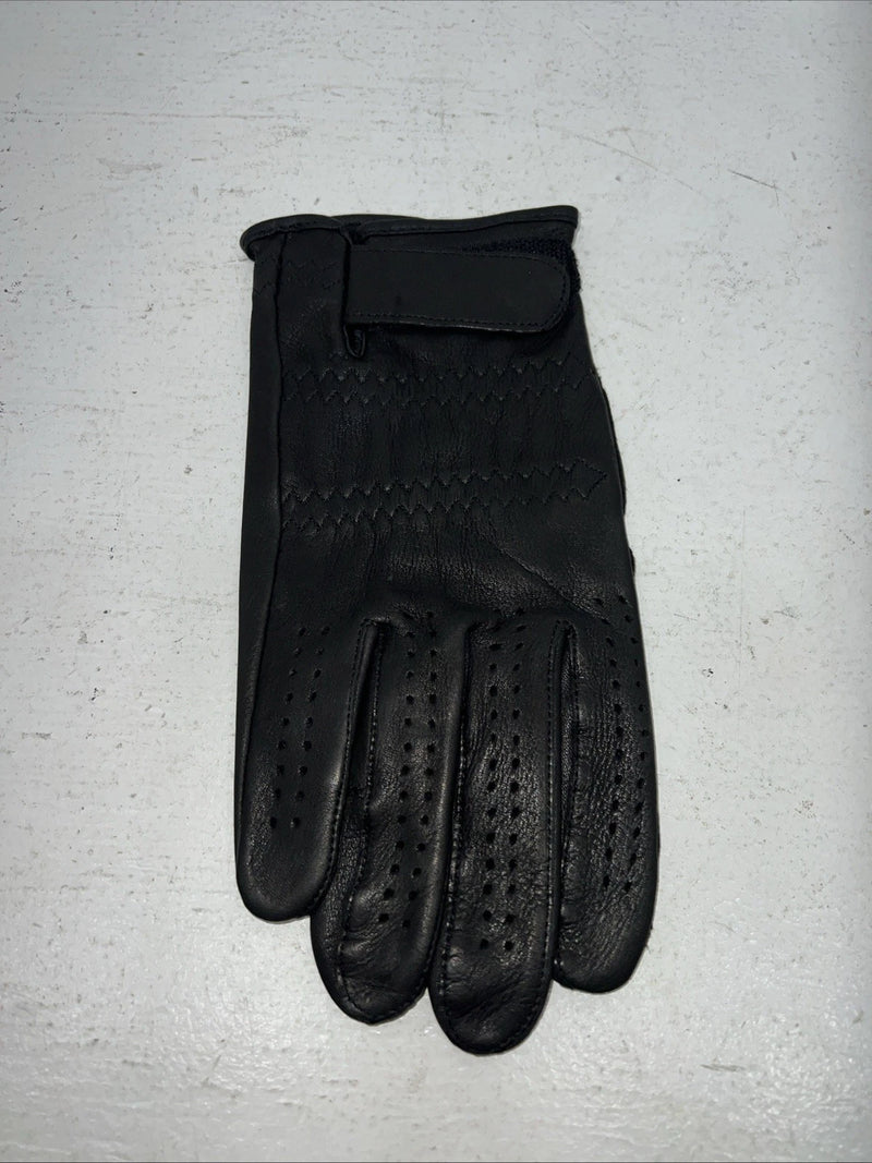 New Black Leather Show And Riding Gloves B-503