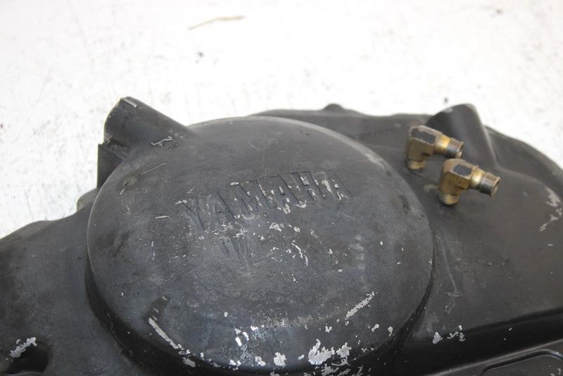 1987 Yamaha  Warrior Oem Clutch Cover W/Oil Cooler Fittings 1UY-15431-00-00 AY16