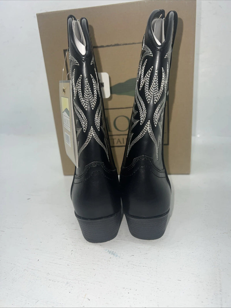 New Children’s Black Smoky Mountain Cowboy Boots. 1032BC 11 D. 24-80