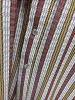 New Men’s Rockmount Multicolor Stripe Long Sleeve Pearl Snap Small AA-108