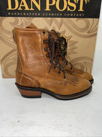 New Women’s Brown Dan Post Lace Up Cowboy Boots. DP59003 6 M. 20-141