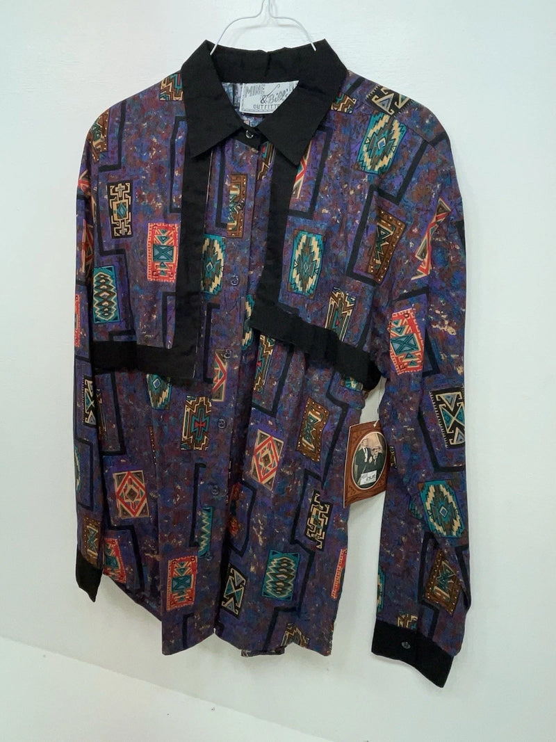 New Men’s Multi Color Mine & Bill’s Outfitters Long Sleeve Button Up S 3B-106