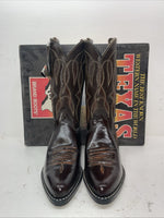 New Men’s Brown Texas Brand Cowboy Boots. 1011 11 D. 8-52