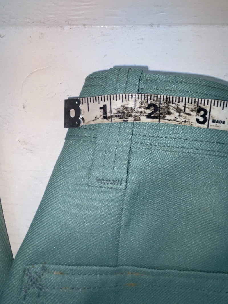 New Vintage Turquoise Dickson Jenkins Polyester Pants #581 SS-78