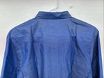 New Women’s ELY Classic Blue Long Sleeve Button Up Size Large YY-26