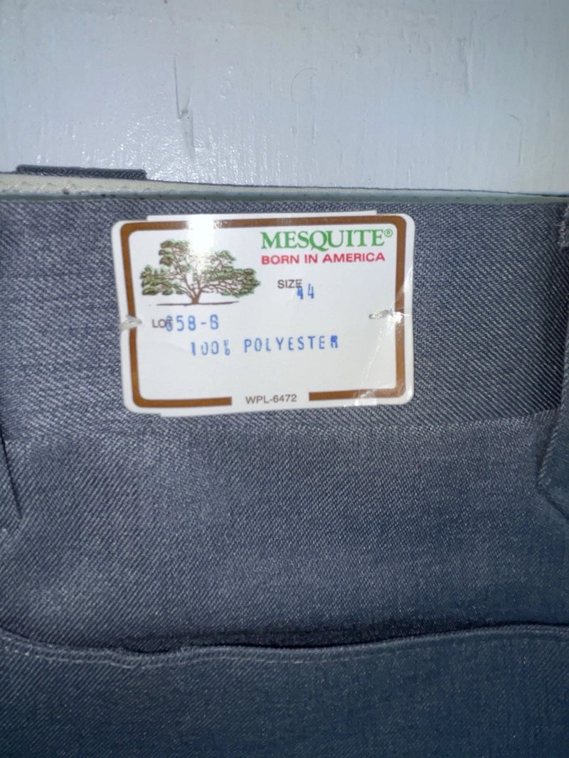 New Vintage Gray Mesquite Polyester Pants #586 ZZ-37