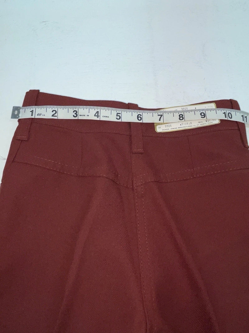 New Vintage Red Dickson Jenkins Polyester Pants #9928 ZZ-72