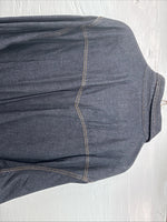 New Men’s ELY Cattleman Dark Wash Jean Long Sleeve Pearl Snap XL Q-44