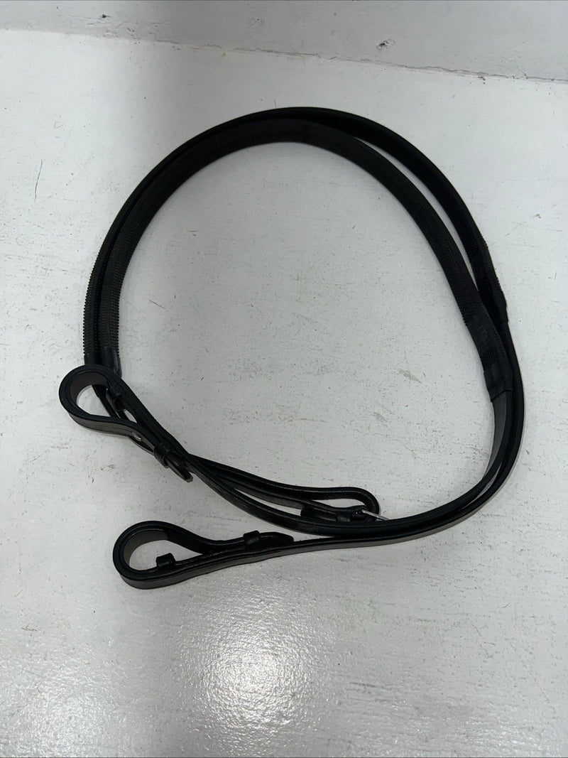 New Camelot Black Event English Full Headstall With Grip Reins #140800 BB-7
