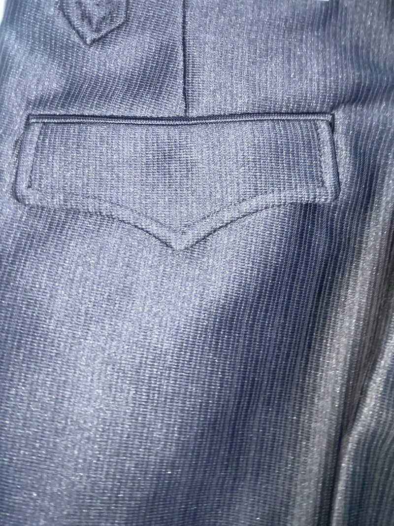 New Vintage Black Circle A Polyester Pants #CP5091 OO-52