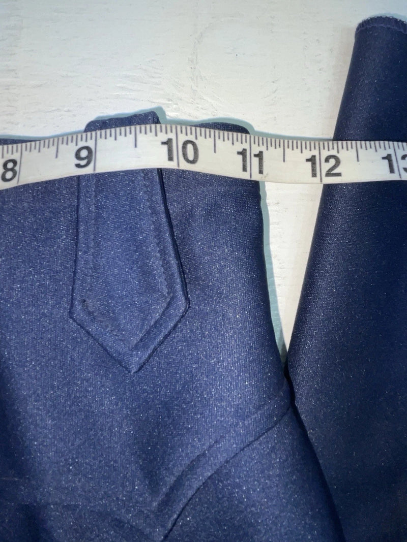 New Vintage Blue Western Heritage Polyester Pants #G31 3A-18