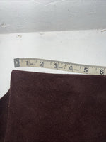 NOS Brown Show Chaps With Fringe Large Adjustable Waist 45” I-62