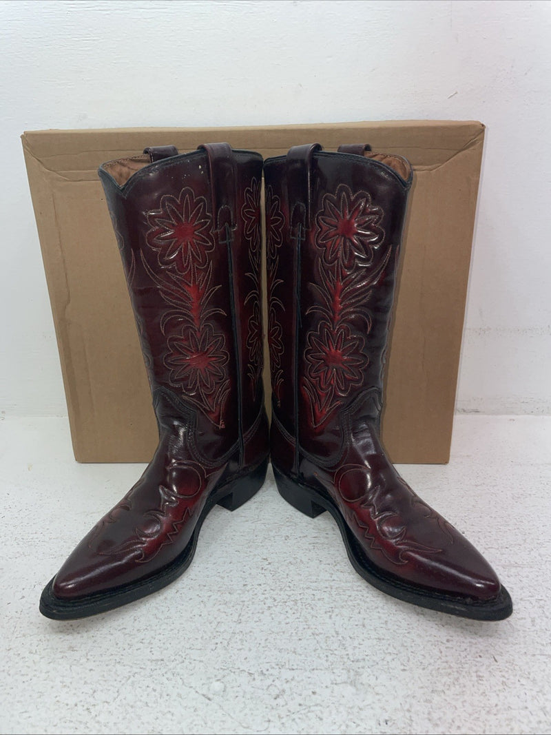 New Women’s Red Texas Brand Cowboy Boots. 43 4 M. 2-62