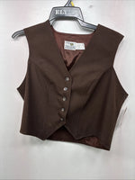 New Women’s Lady DJ Brown Showing Vest Size 40 YY-29