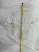 New Women’s Karman White Design Long Sleeve Pearl Snap Size 30 MM-80
