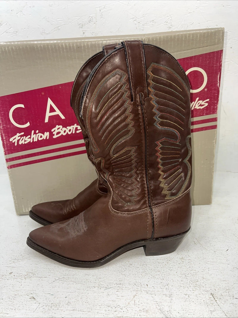 New Women’s Brown Capezio Cowboy Boots. L 281 7.5 7 1/2 M. 17-65