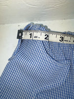 New Vintage Blue Checkered Dickson Jenkins Polyester Pants #536 ZZ-41