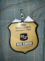 New Vintage Green Checkered Dickson Jenkins Polyester Pants #2213 ZZ-32