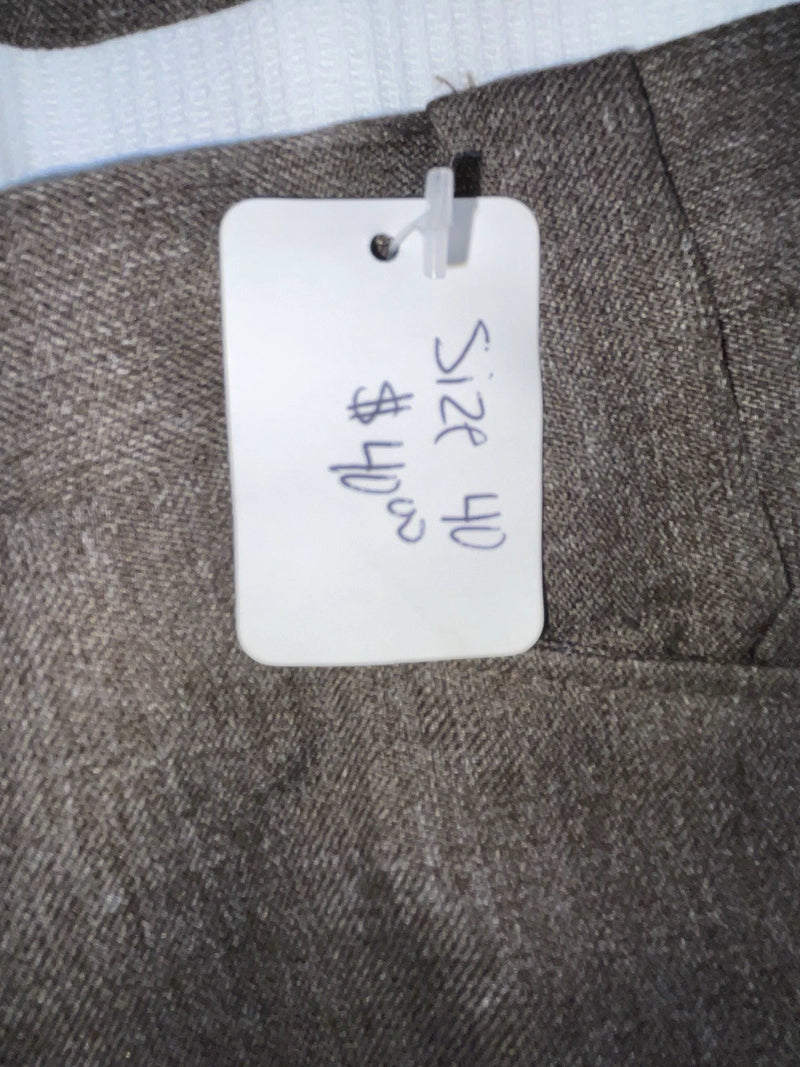 New Vintage Brown Circle S Polyester Pants #CP4776 OO-5