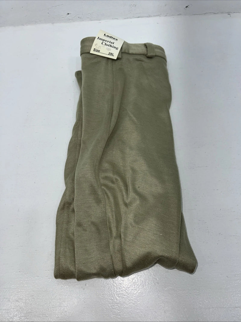 New Women’s Green Imperial Clothing Riding Breeches. 28 L D-86