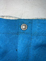 New Vintage Tem Tex Blue Polyester Pants #5450087 NN-149