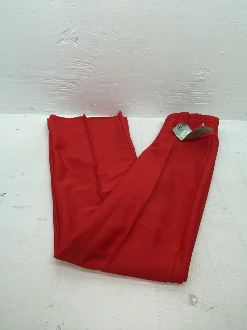 New Vintage Red Western Heritage Polyester Pants #G31 ZZ-76