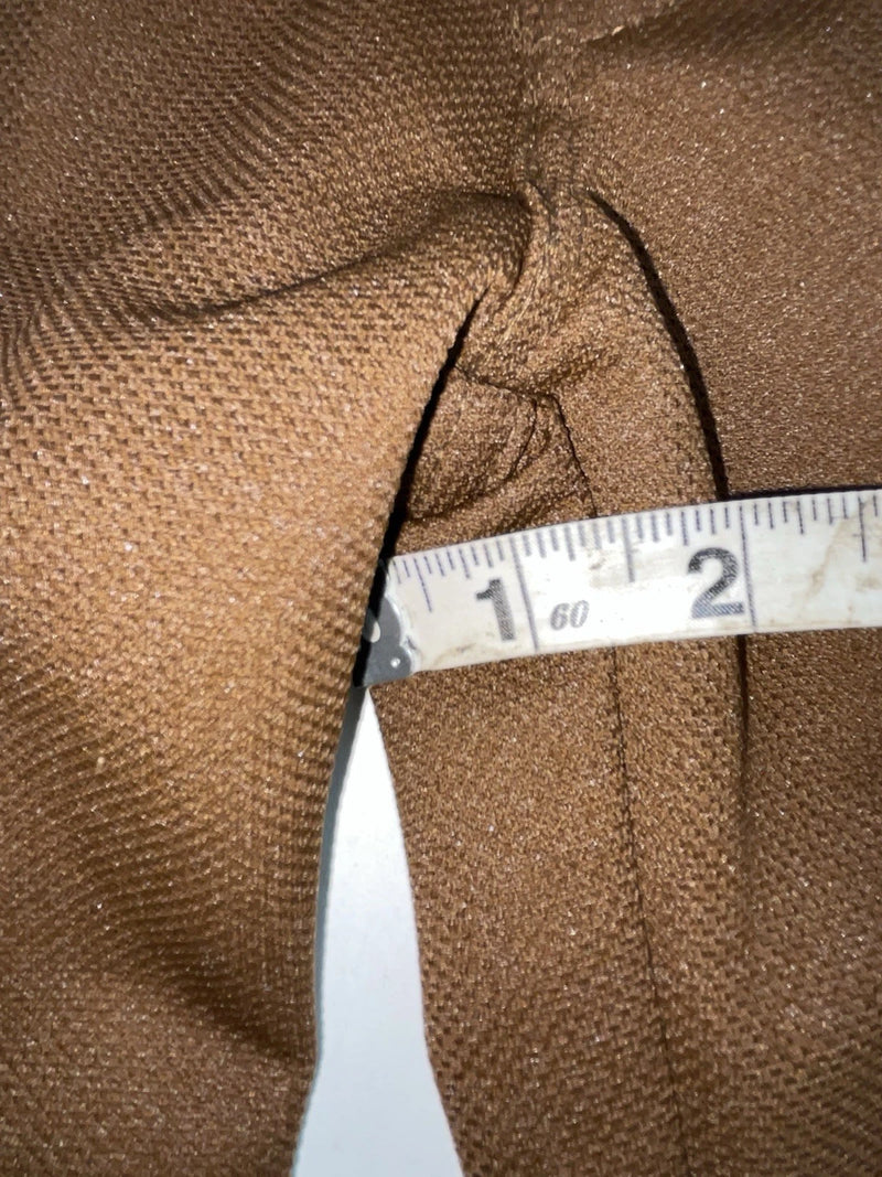 New Vintage Brown Polyester Pants #8450080 SS-102￼