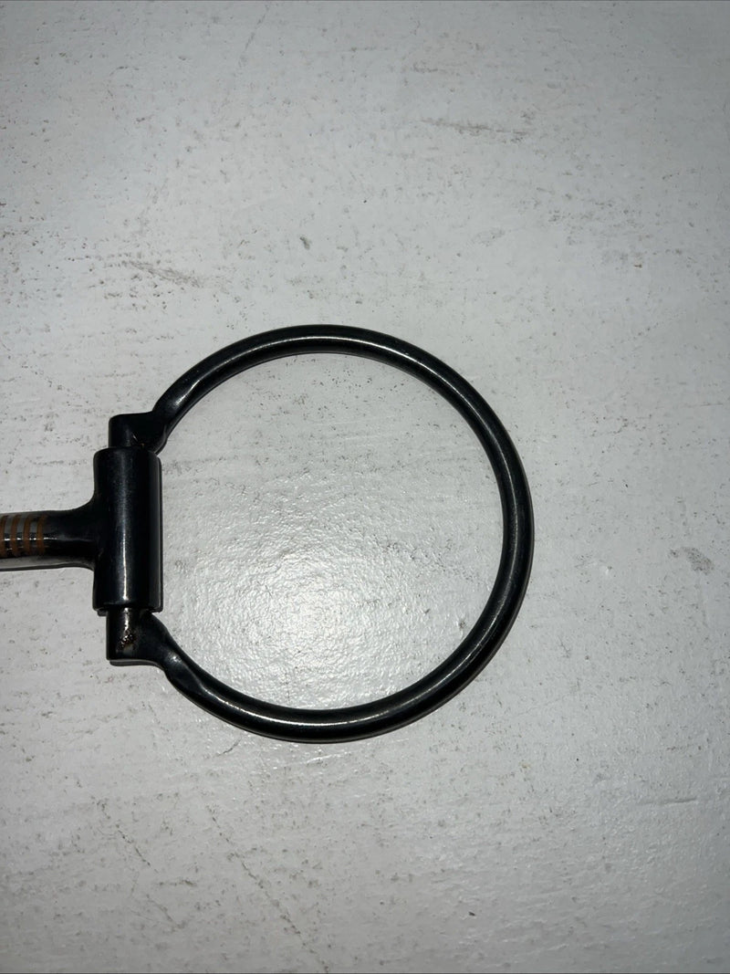 New Congress Leather O Ring Smooth Mouth Snaffle #471139 U-8