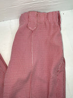 New Vintage Red Checkered Dickson Jenkins Polyester Pants #534 VV-72