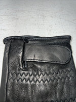 New Black Leather Show And Riding Gloves B-503