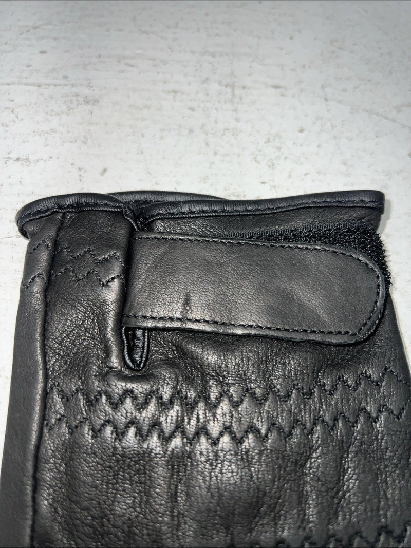 New Black Leather Show And Riding Gloves B-503