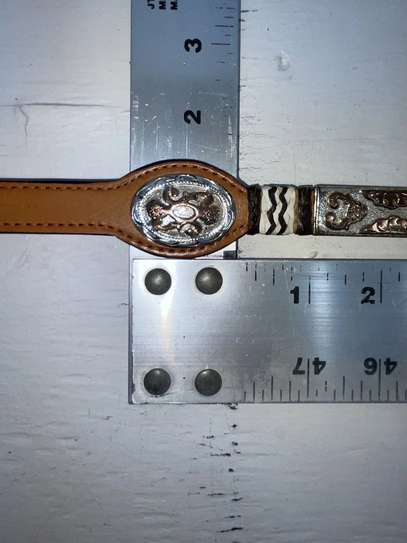 New Brown Genuine Leather Nocona Pendent 28” Belt #321904828 NN-3