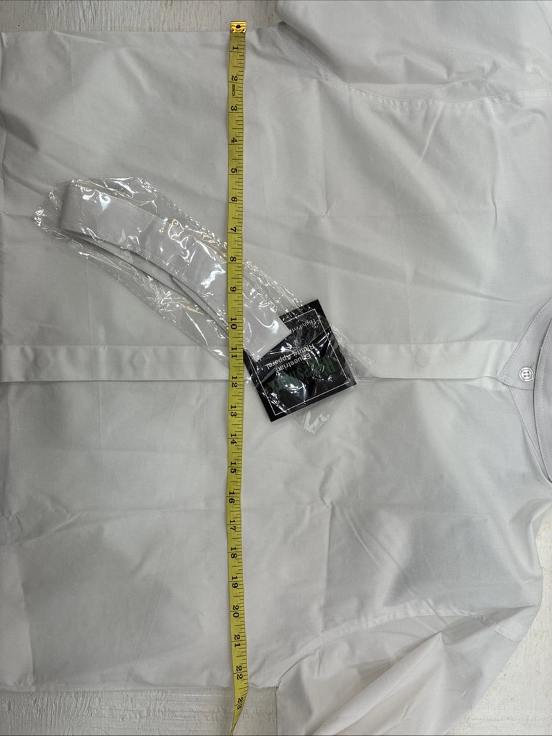 New Riders Mark White Long Sleeve Button Up English Shirt Size 40 DD-6