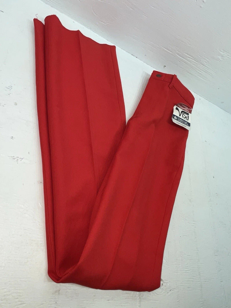 New Vintage Red Dickson Jenkins Polyester Pants #5501 3A-29