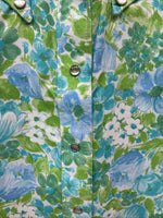 New Kids Rockmount Green Floral Long Sleeve Pearl Snap 8/30 LL-74