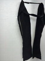 NOS Youth Black Show Chaps Adjustable Waist 42” N-34