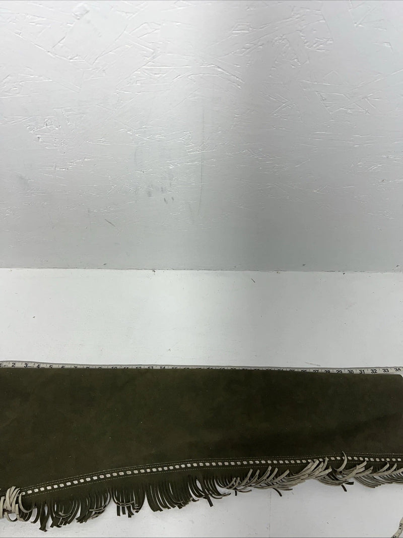 New Green Chap-panel Show Chaps Adjustable Waist 37” N-40