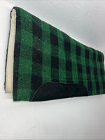 New Green Plaid Wool Saddle Pad 31x31 #9612 Pad-2