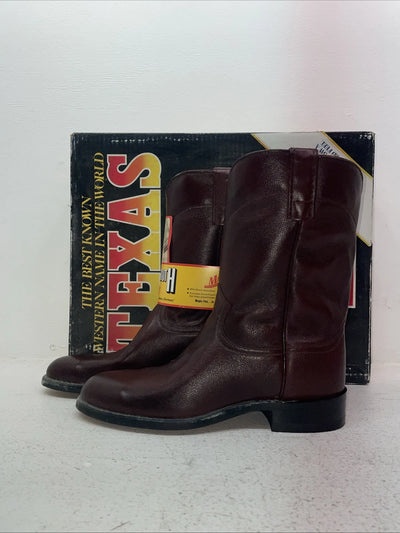 New Men’s Red Texas Brand Cowboy Boots. 8963 9 D. 4-84
