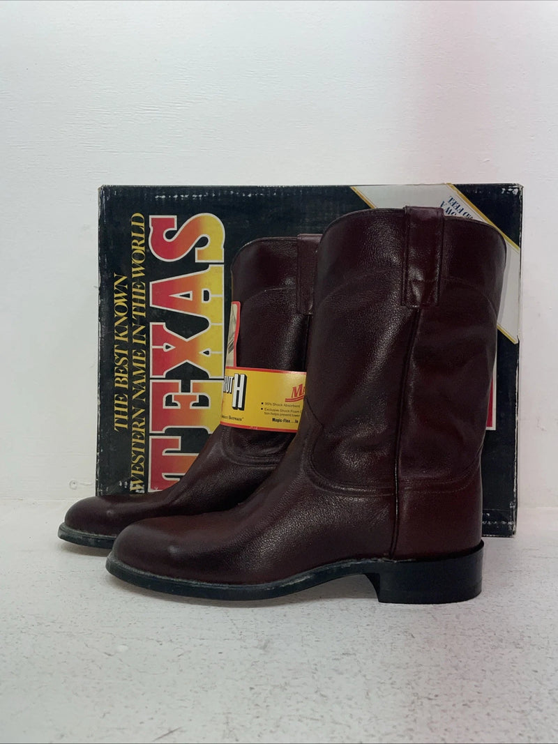 New Men’s Red Texas Brand Cowboy Boots. 8963 9 D. 4-84