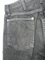 New Men’s Black Cowboy Cut Slim Fit Wrangler Jeans. 11x36 H-8